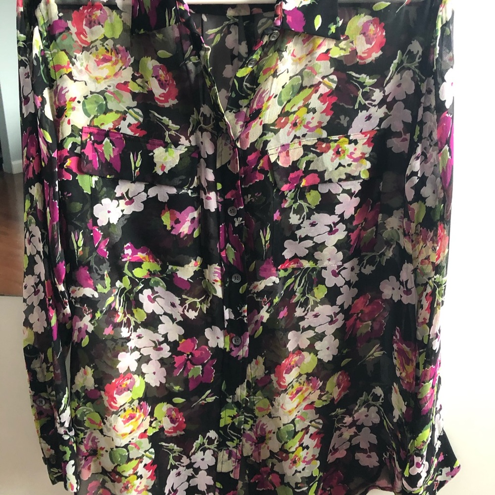 Equipment silk blouse